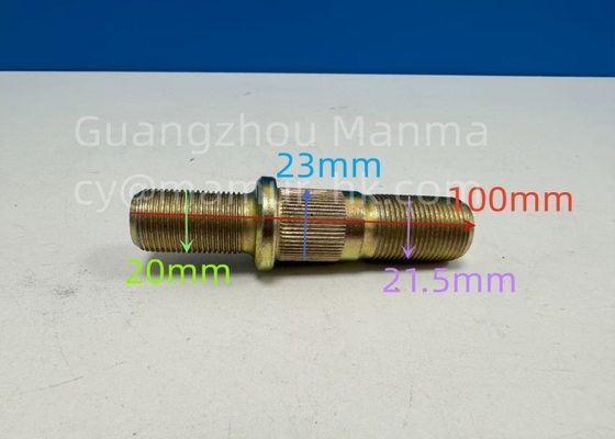 MAMUR Front Alex Wheel Pin And Nut For ISUZU NPR NQR NPS 8-97081584-2